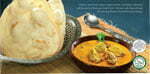 Lamb curry with tandoori naan 